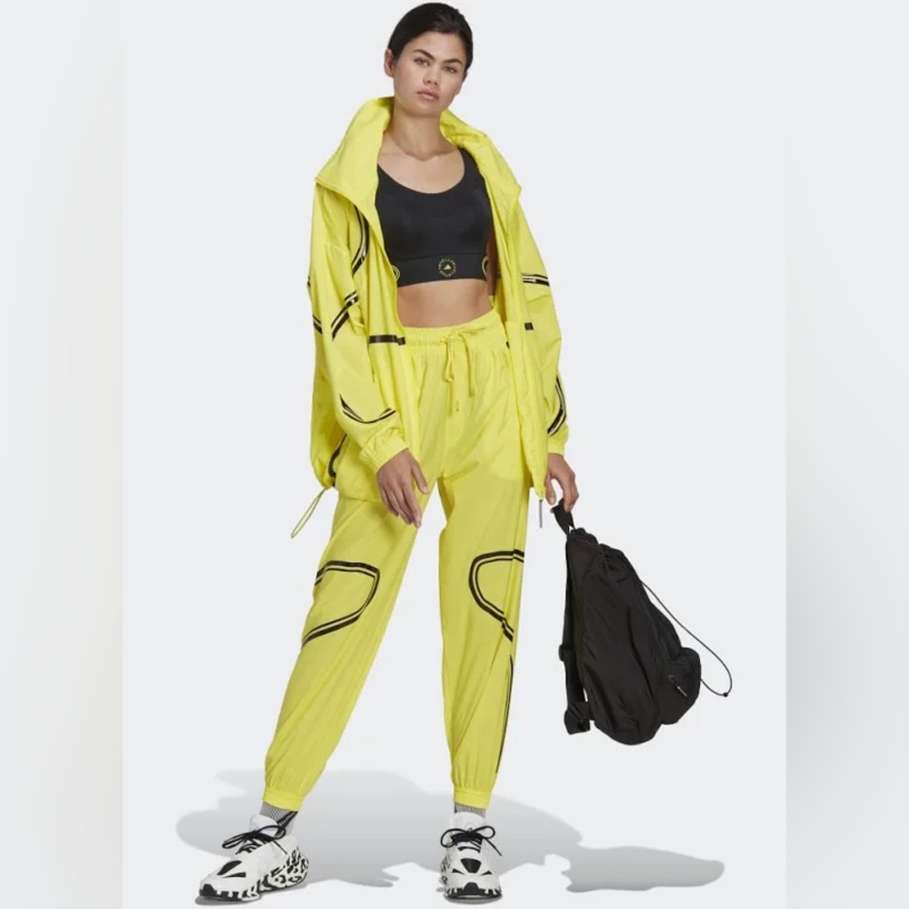 STELLA MCCARTNEY x ADIDAS TruePace shock yellow Jacket SMALL NWT